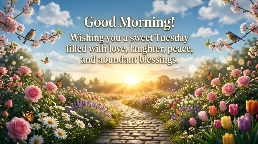 Beautiful Good Morning Tuesday Blessings