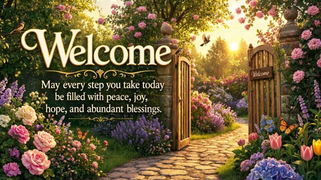 beautiful welcome blessings