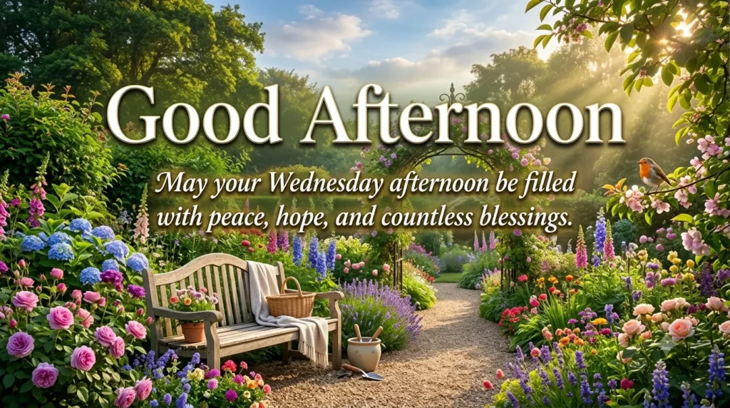 good afternoon wednesday blessings