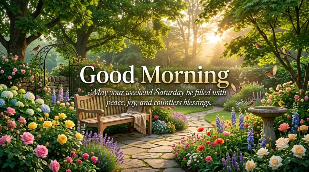Good Morning Weekend Saturday Blessings