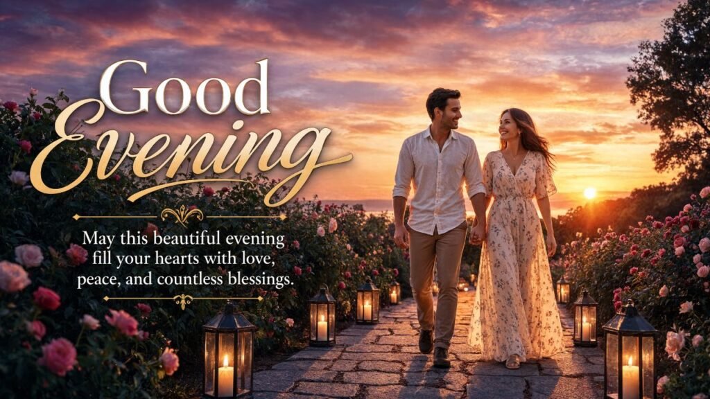 Romantic Good Evening Blessings for Him and Her