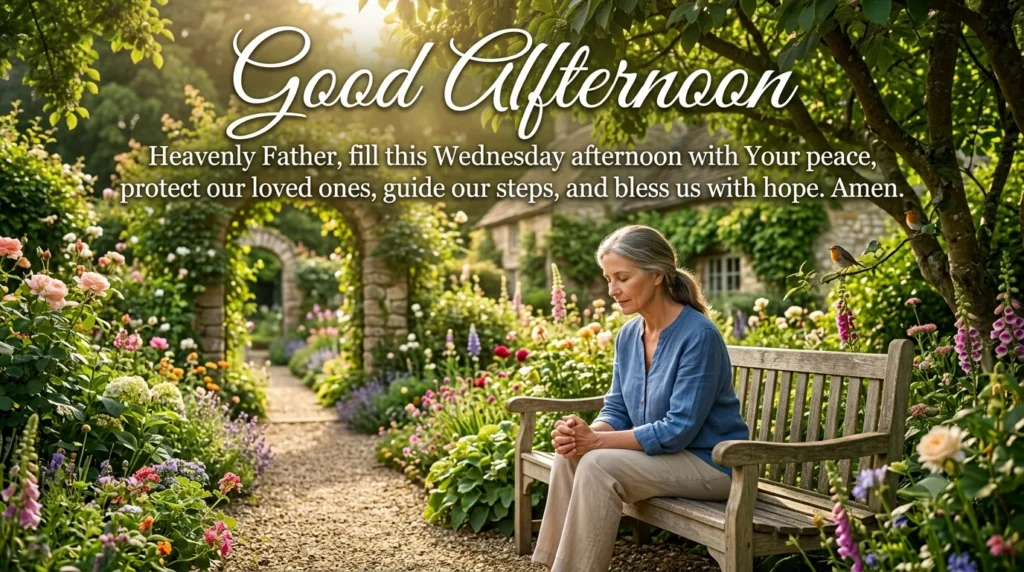 wednesday afternoon prayer blessings