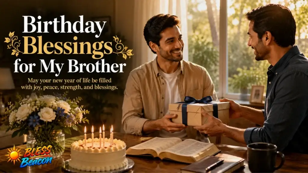 Birthday blessings for my brother