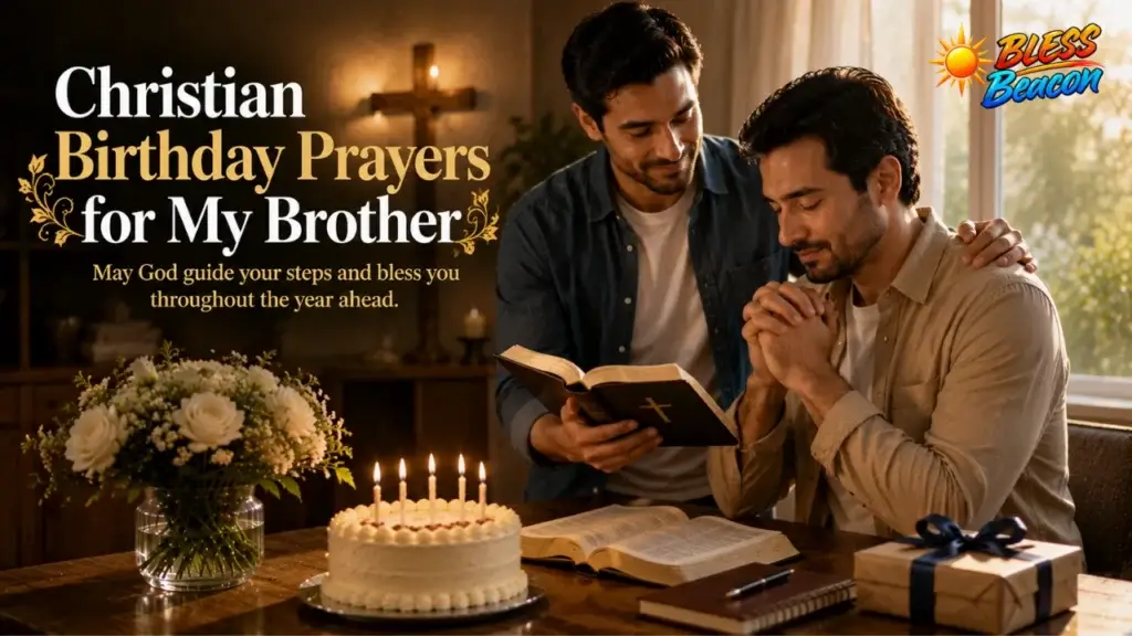 Christian birthday prayers for my brother