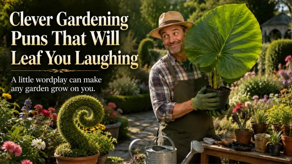 Clever gardening puns that will leaf you laughing