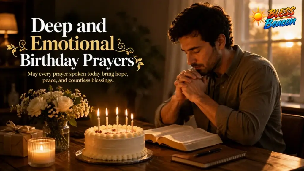 Deep and emotional birthday prayers