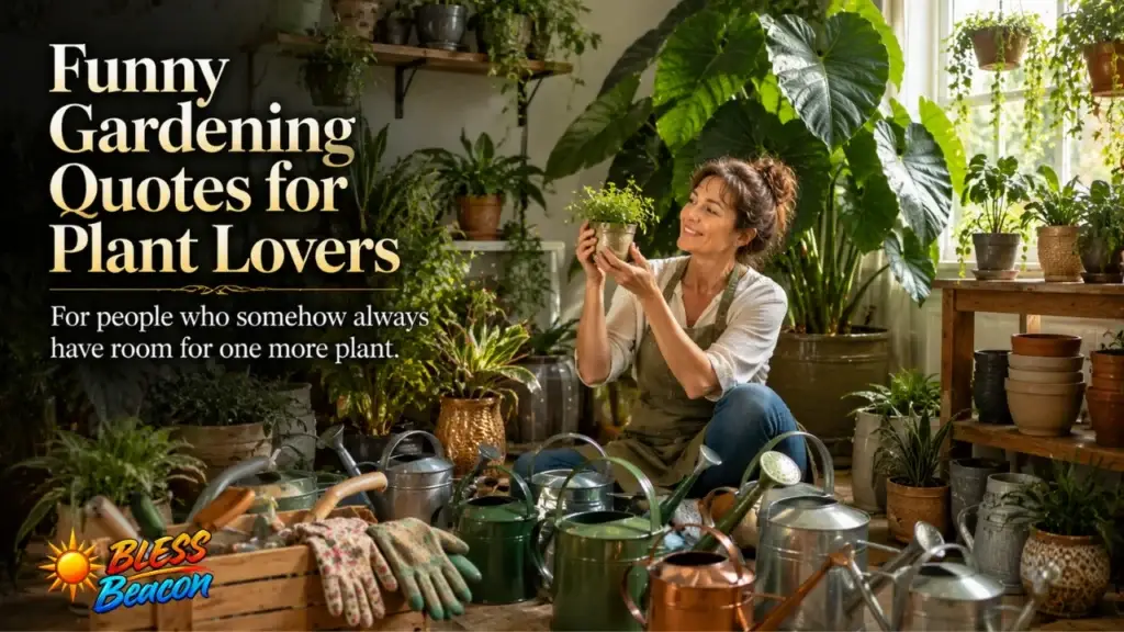 Funny gardening quotes for plant lovers