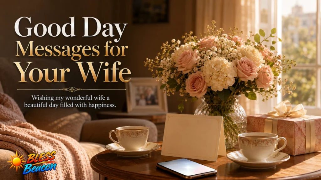 Good day messages for your wife