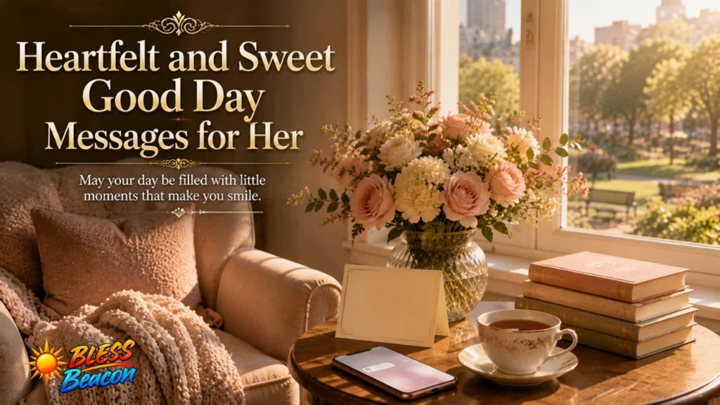 Heartfelt and sweet good day messages for her