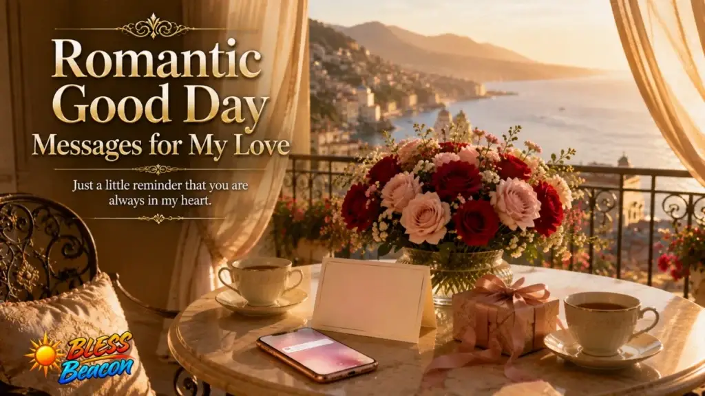 Romantic good day messages for my love