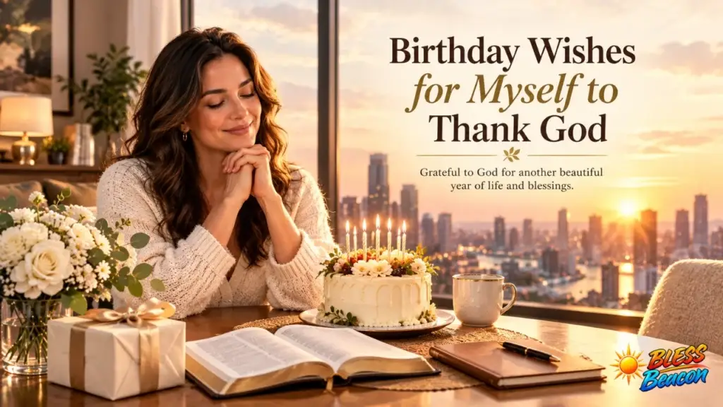Birthday wishes for myself to thank God