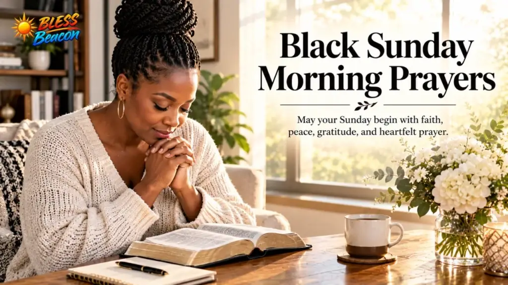 Black Sunday morning prayers