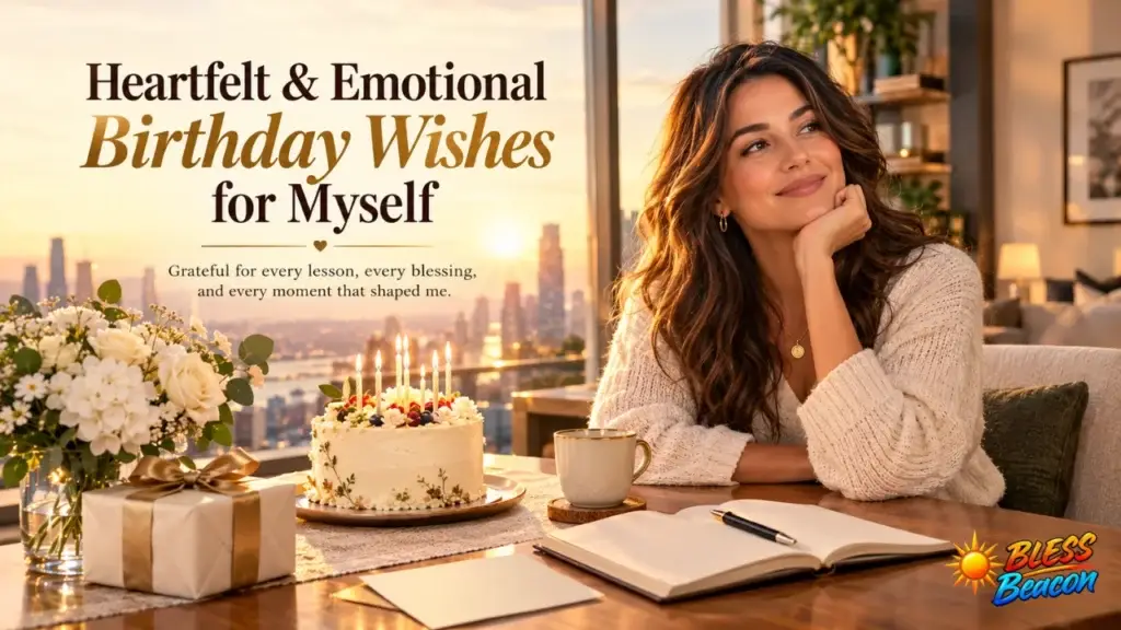 Heartfelt and emotional birthday wishes for myself