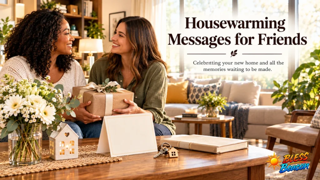 Housewarming messages for friends