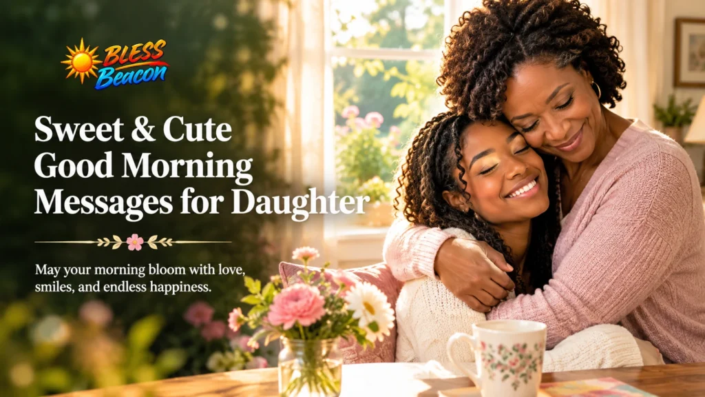 Mother affectionately hugging her adult daughter in a sunlit family home
