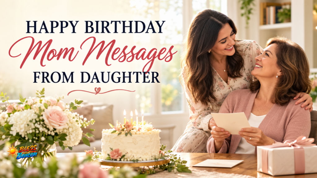 Happy Birthday Mom Messages From Daughter